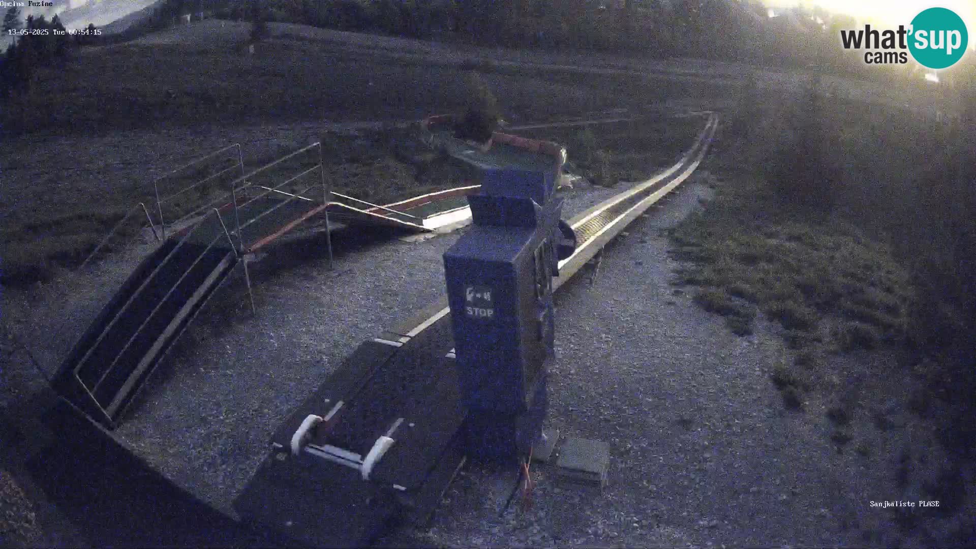 Live webcam Pista da slittino Fužine – Croazia