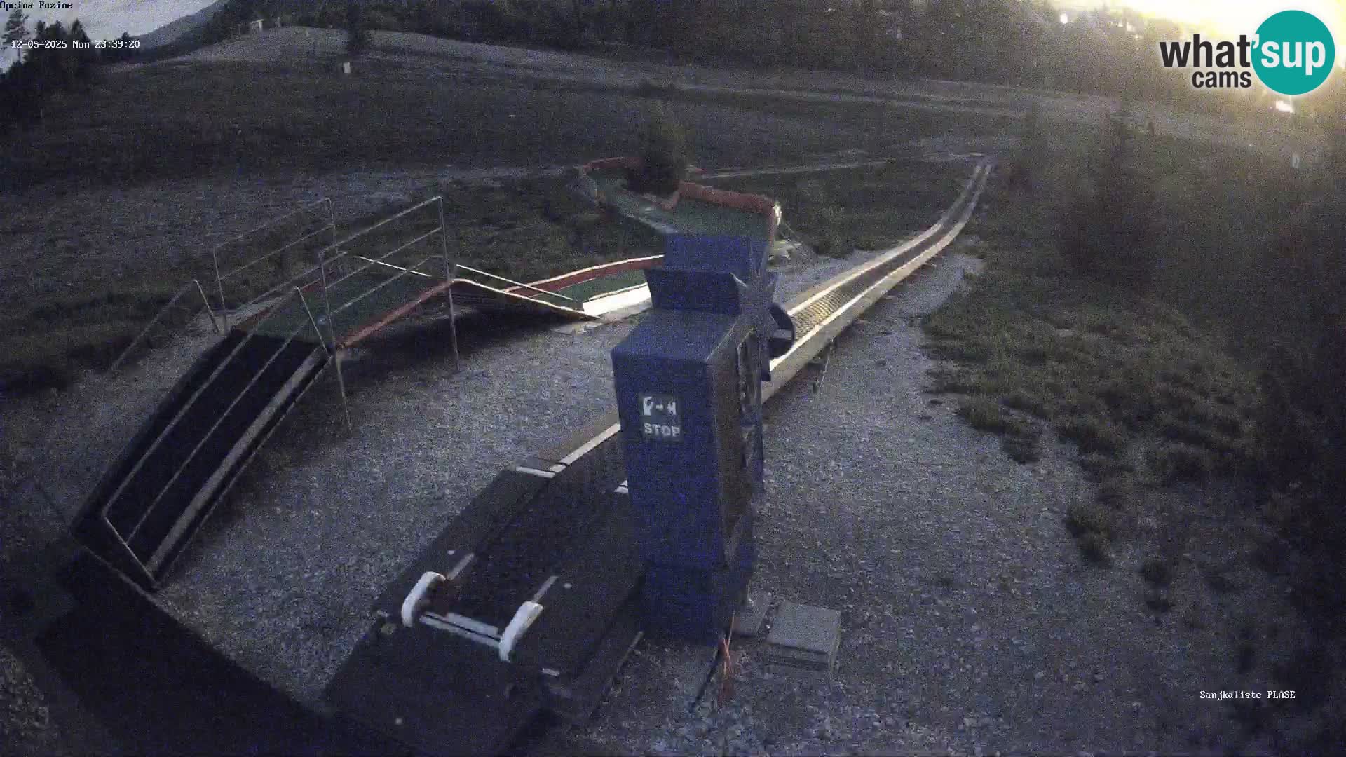 Live webcam Fužine toboggan run – Croatia