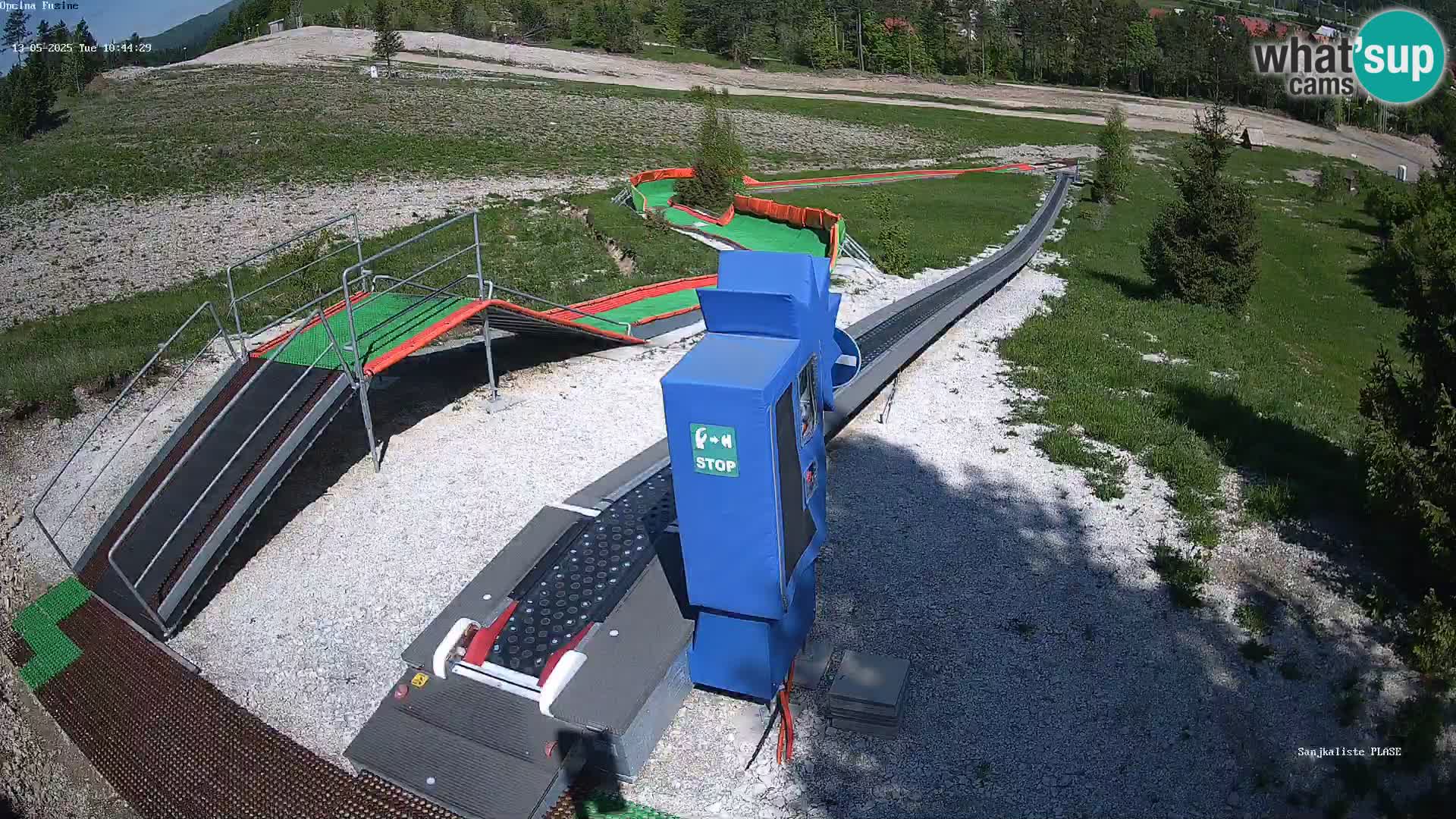 Webcam en direct Piste de luge de Fužine – Croatie