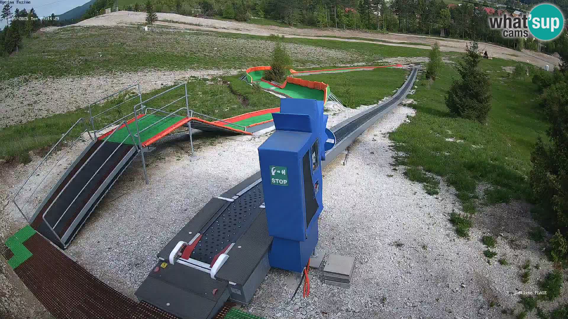 Spletna kamera v živo Sankališče Fužine – Hrvaška