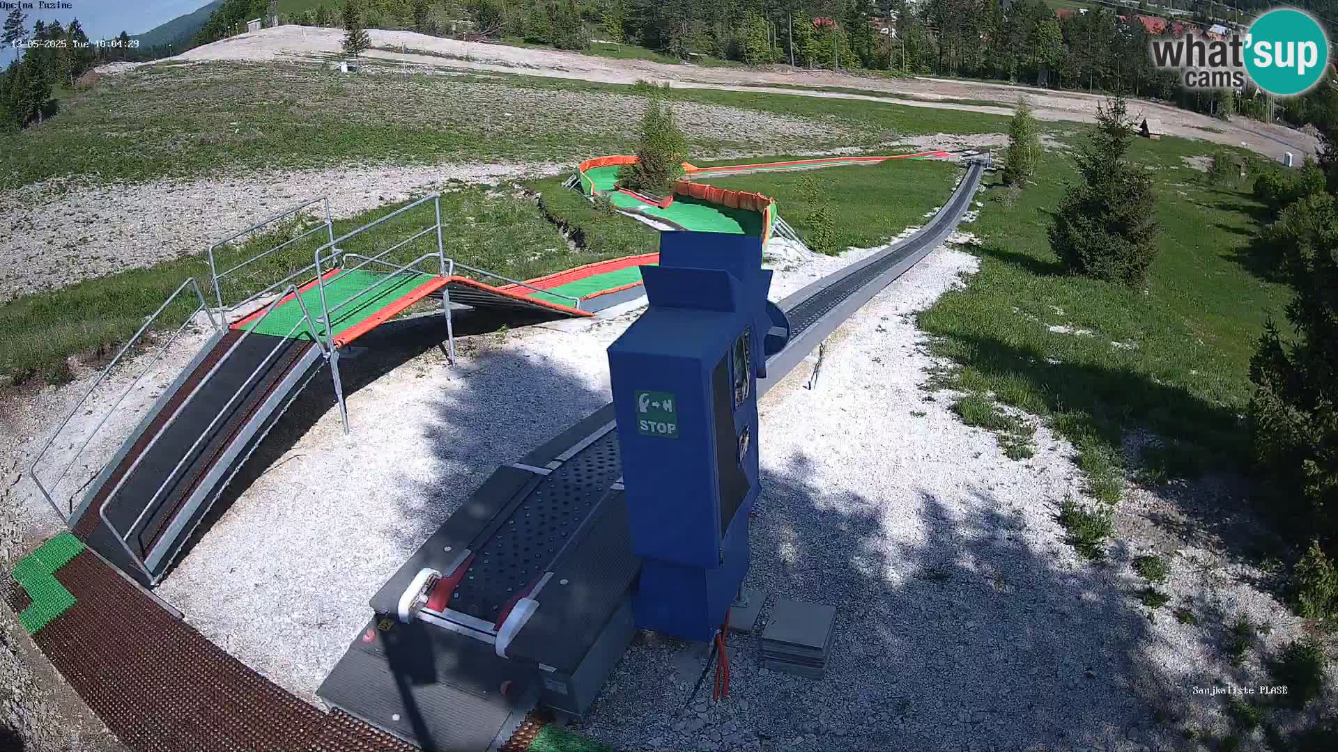 Webcam en direct Piste de luge de Fužine – Croatie
