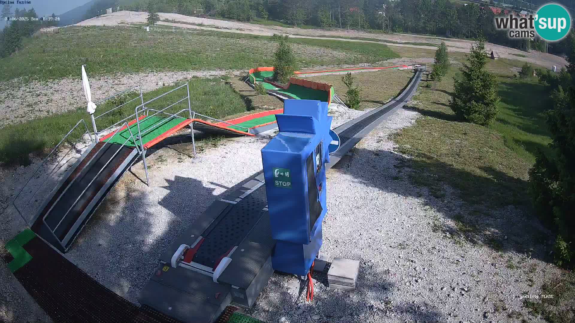 Live webcam Fužine toboggan run – Croatia