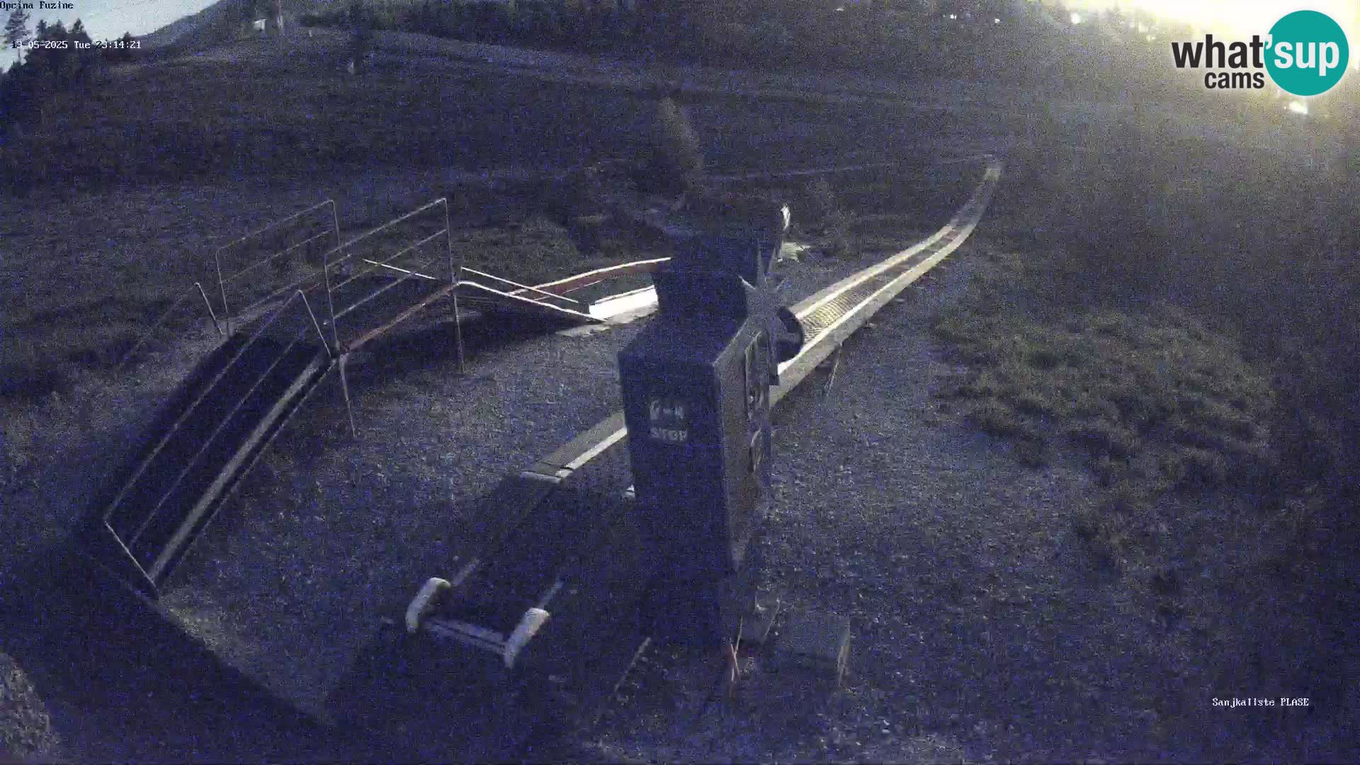 Webcam en direct Piste de luge de Fužine – Croatie