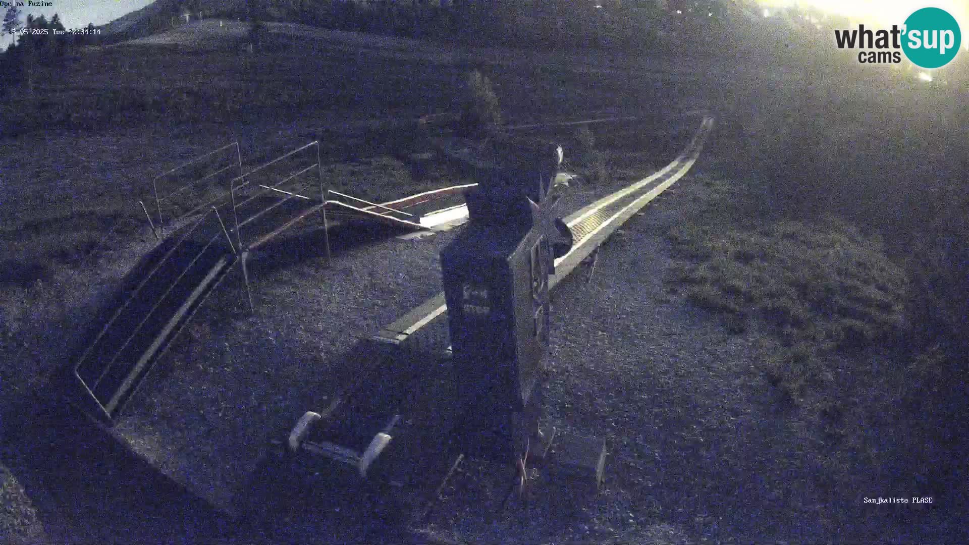 Live webcam Pista da slittino Fužine – Croazia