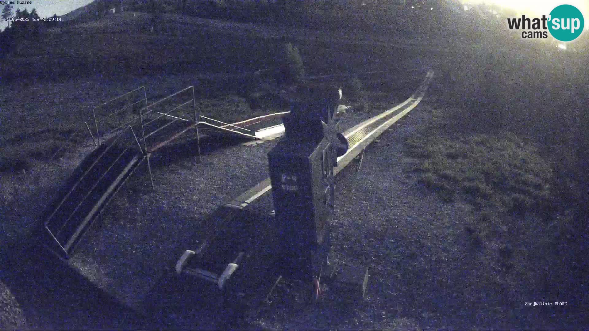 Live webcam Fužine toboggan run – Croatia