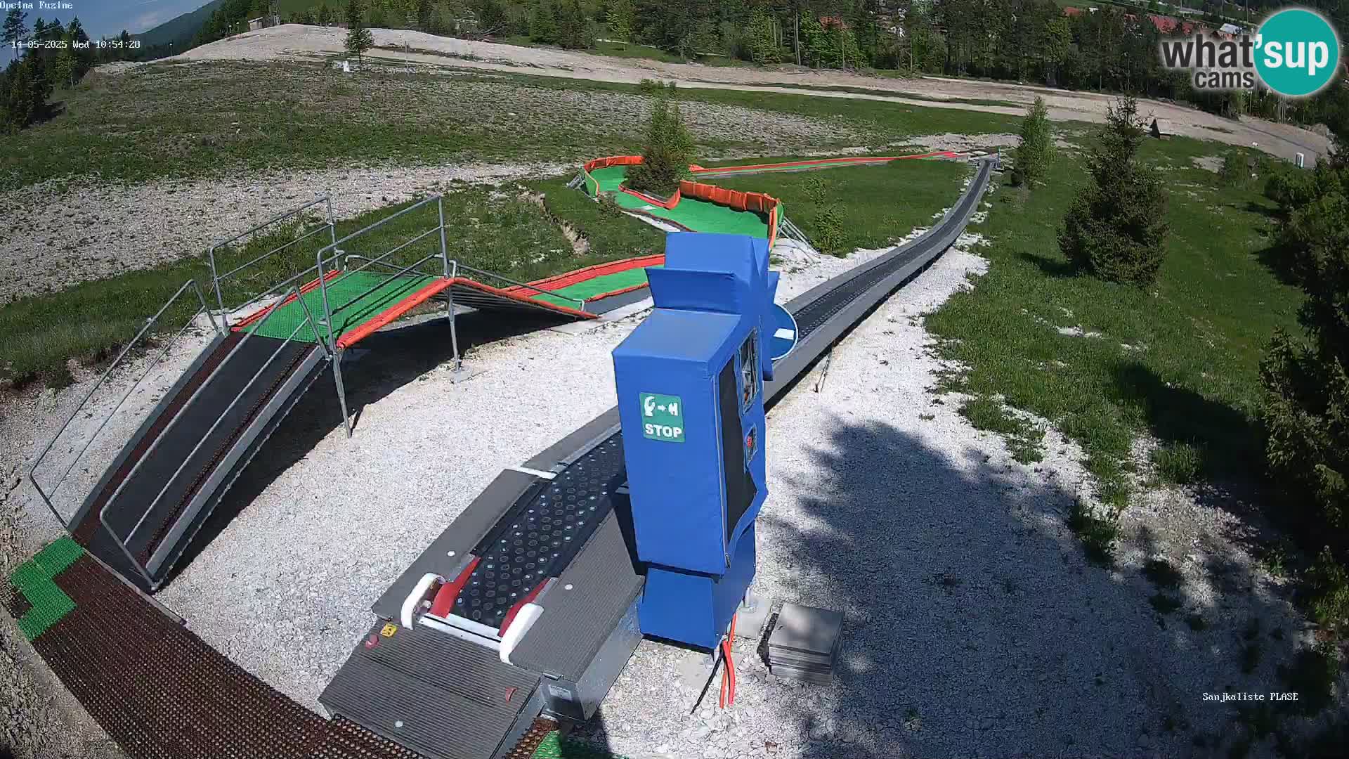 Spletna kamera v živo Sankališče Fužine – Hrvaška