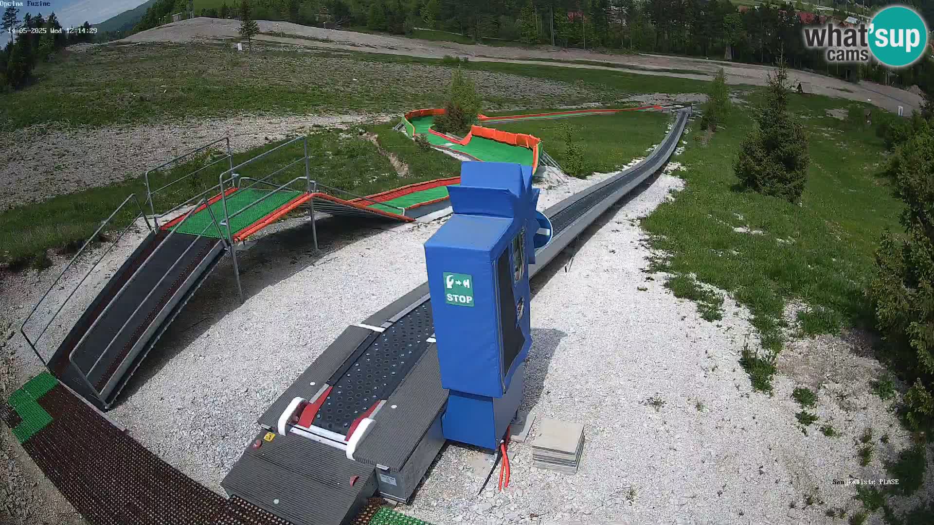 Spletna kamera v živo Sankališče Fužine – Hrvaška