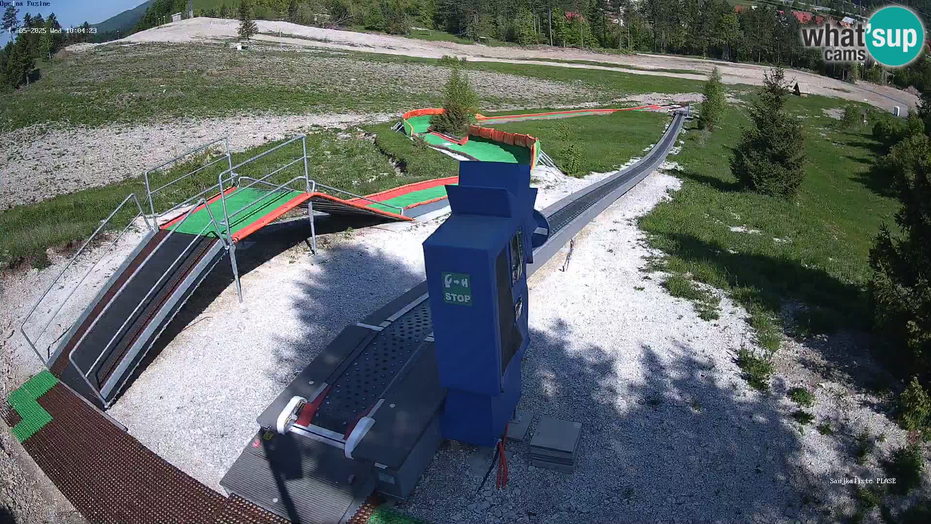 Spletna kamera v živo Sankališče Fužine – Hrvaška