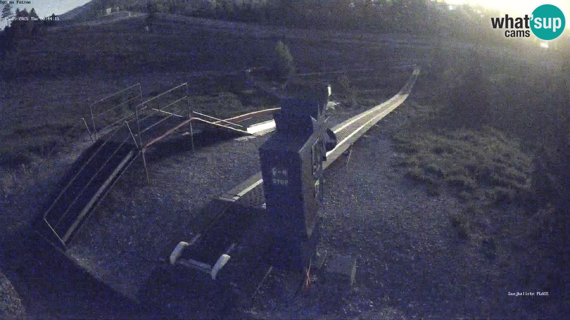 Live webcam Pista da slittino Fužine – Croazia