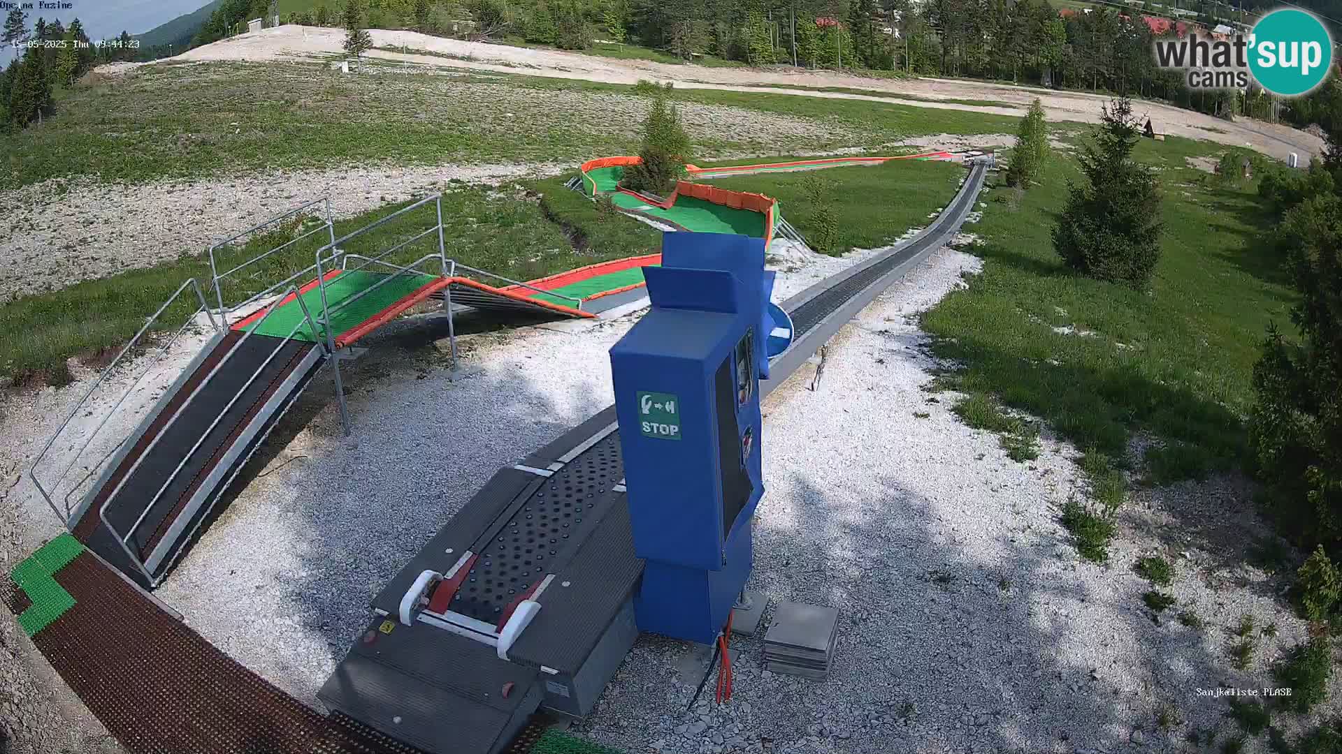 Webcam en vivo Pista de trineo Fužine – Croacia