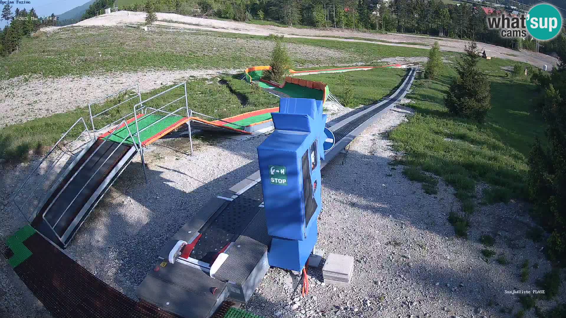 Live webcam Fužine toboggan run – Croatia
