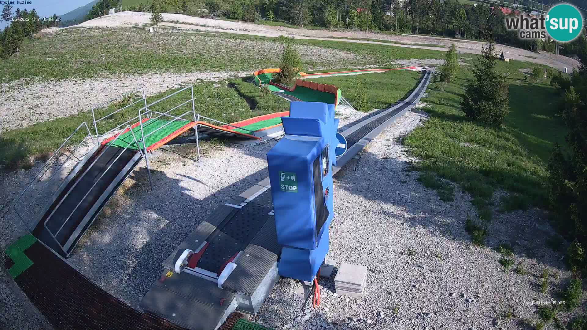 Live webcam Fužine toboggan run – Croatia
