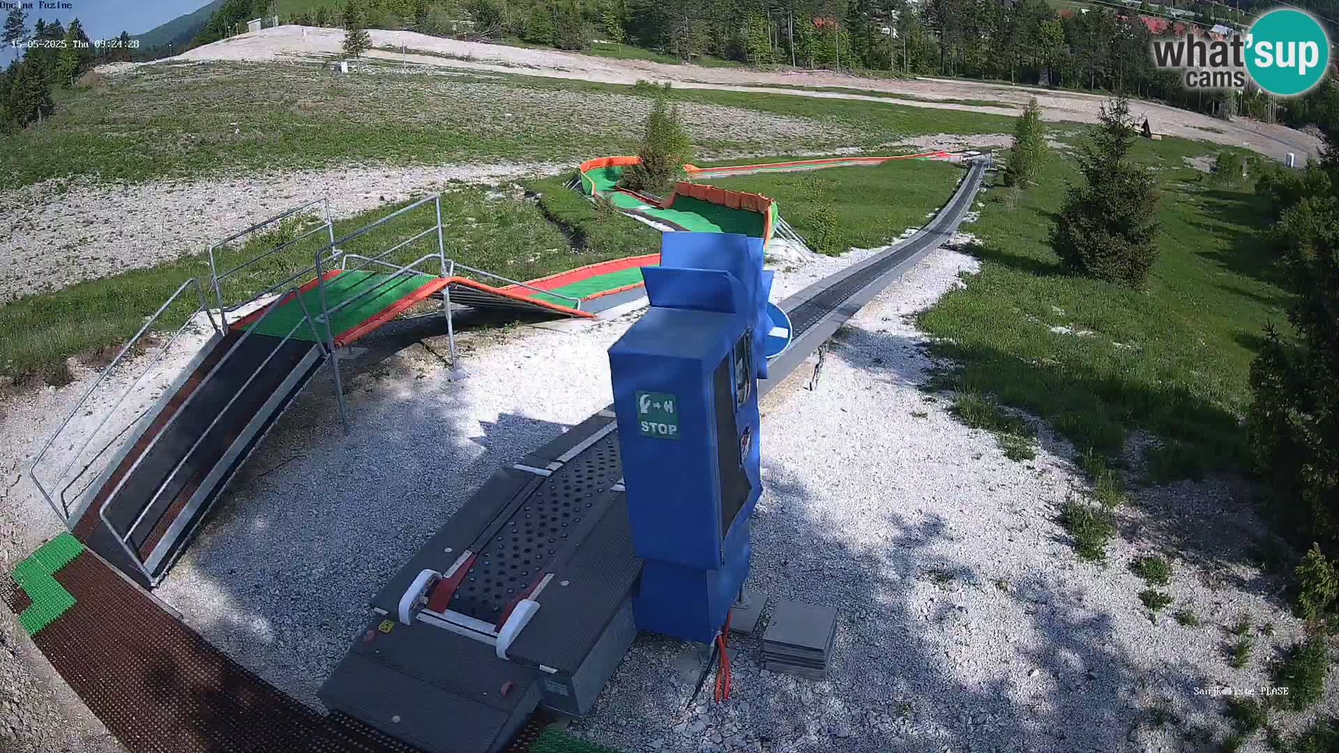Live webcam Pista da slittino Fužine – Croazia
