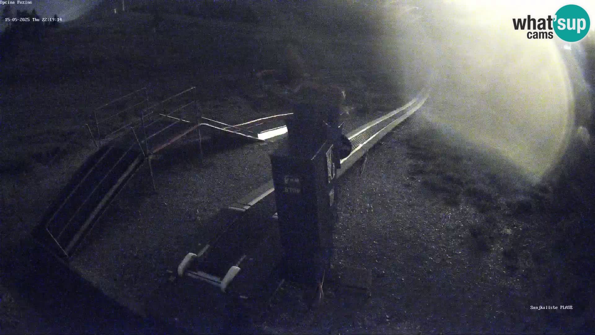 Live webcam Fužine toboggan run – Croatia