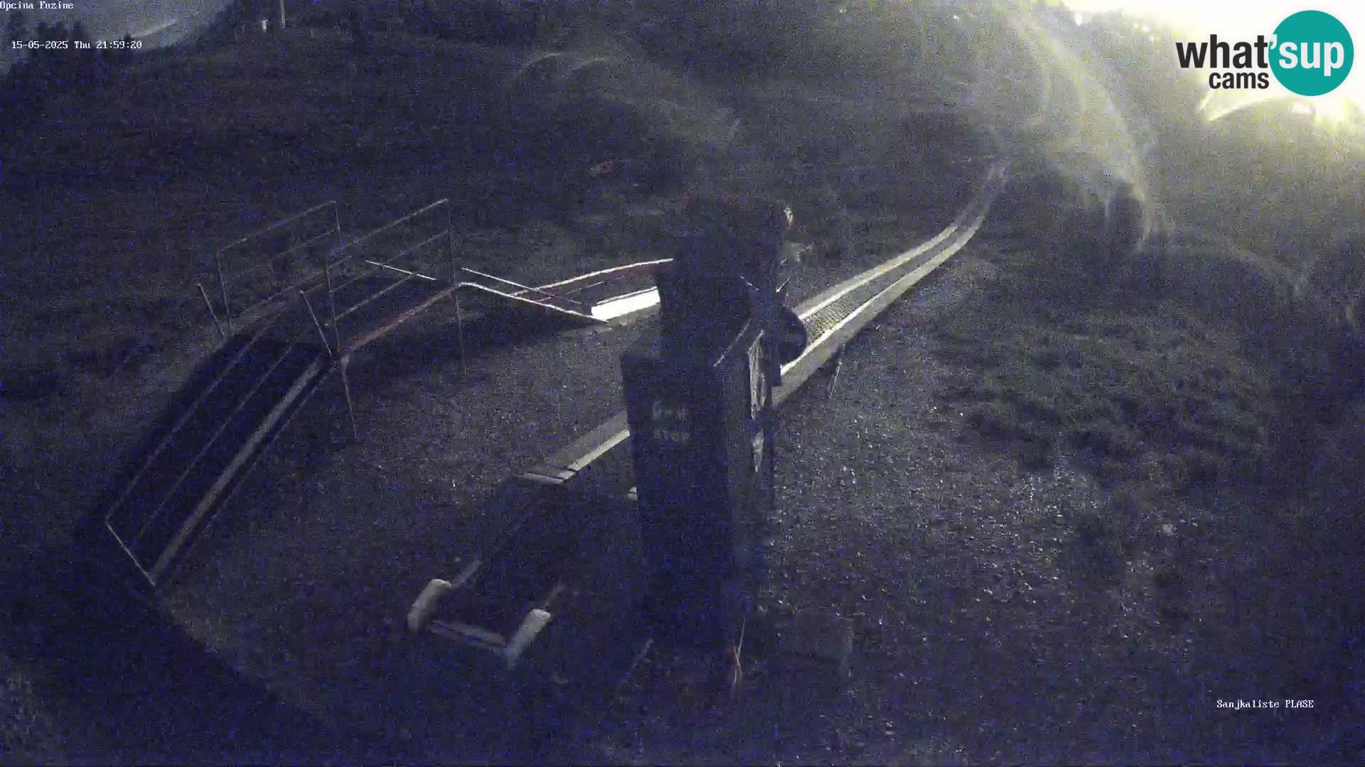 Live webcam Fužine toboggan run – Croatia