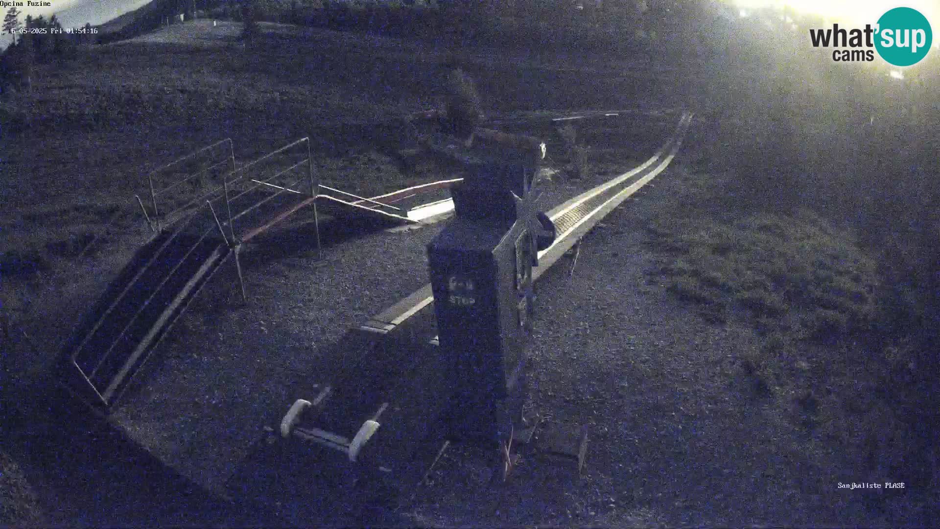 Webcam en direct Piste de luge de Fužine – Croatie