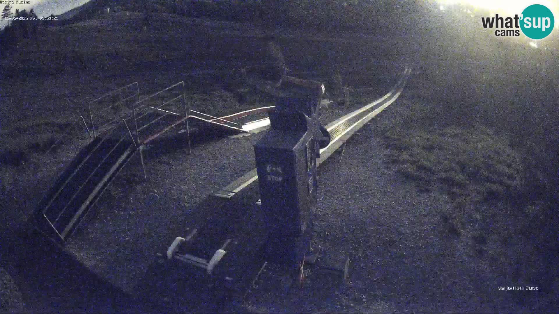 Webcam en direct Piste de luge de Fužine – Croatie