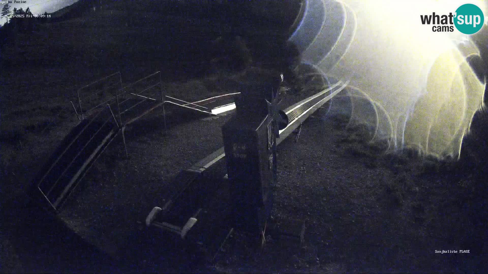 Live webcam Fužine toboggan run – Croatia