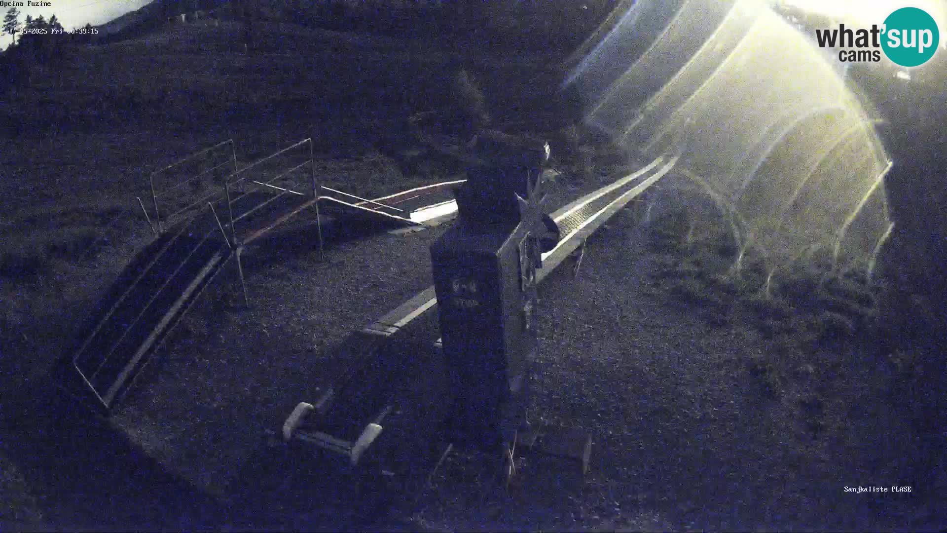 Live webcam Pista da slittino Fužine – Croazia