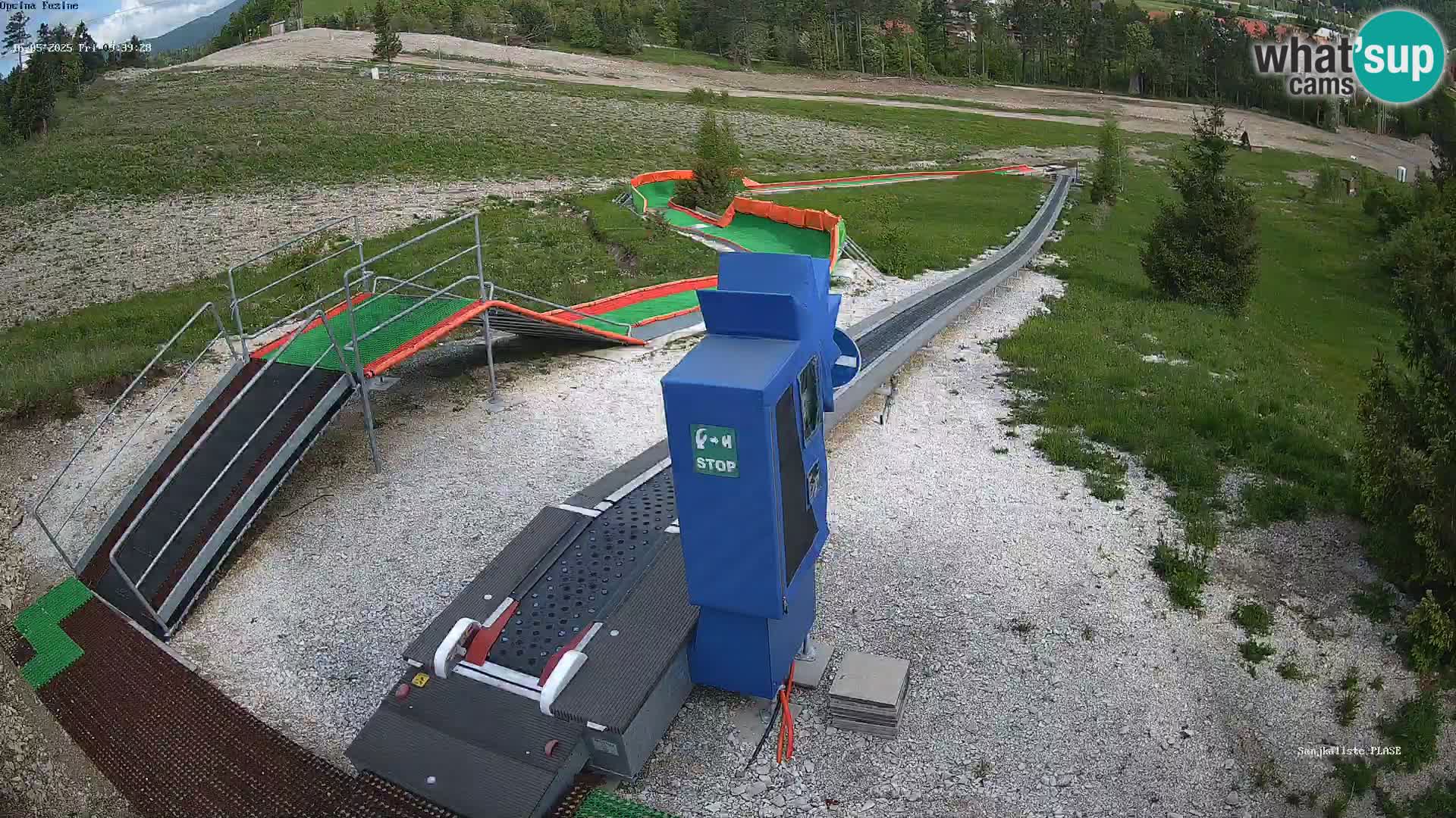 Live webcam Pista da slittino Fužine – Croazia
