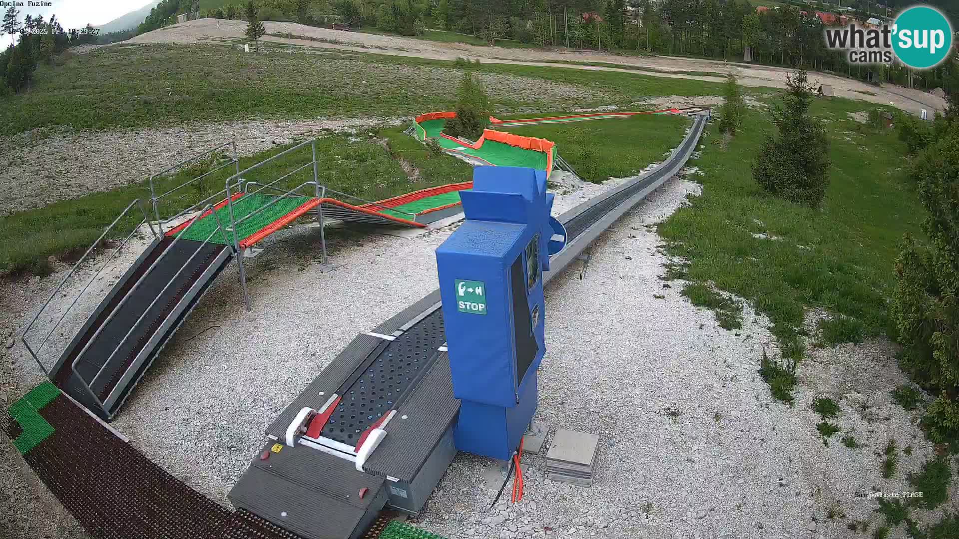 Live webcam Pista da slittino Fužine – Croazia