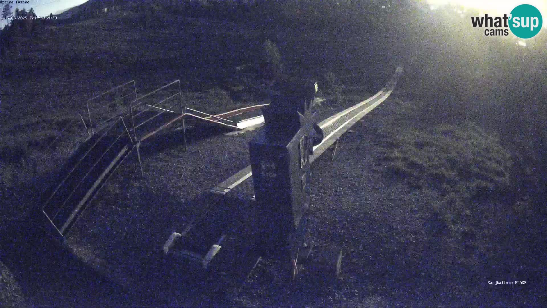 Live webcam Pista da slittino Fužine – Croazia