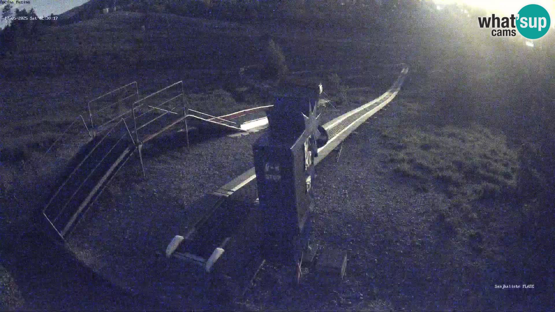 Webcam en direct Piste de luge de Fužine – Croatie