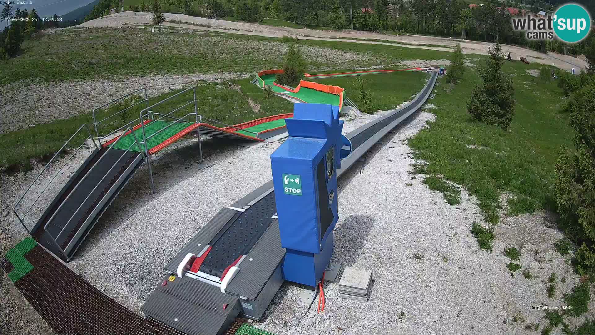 Spletna kamera v živo Sankališče Fužine – Hrvaška