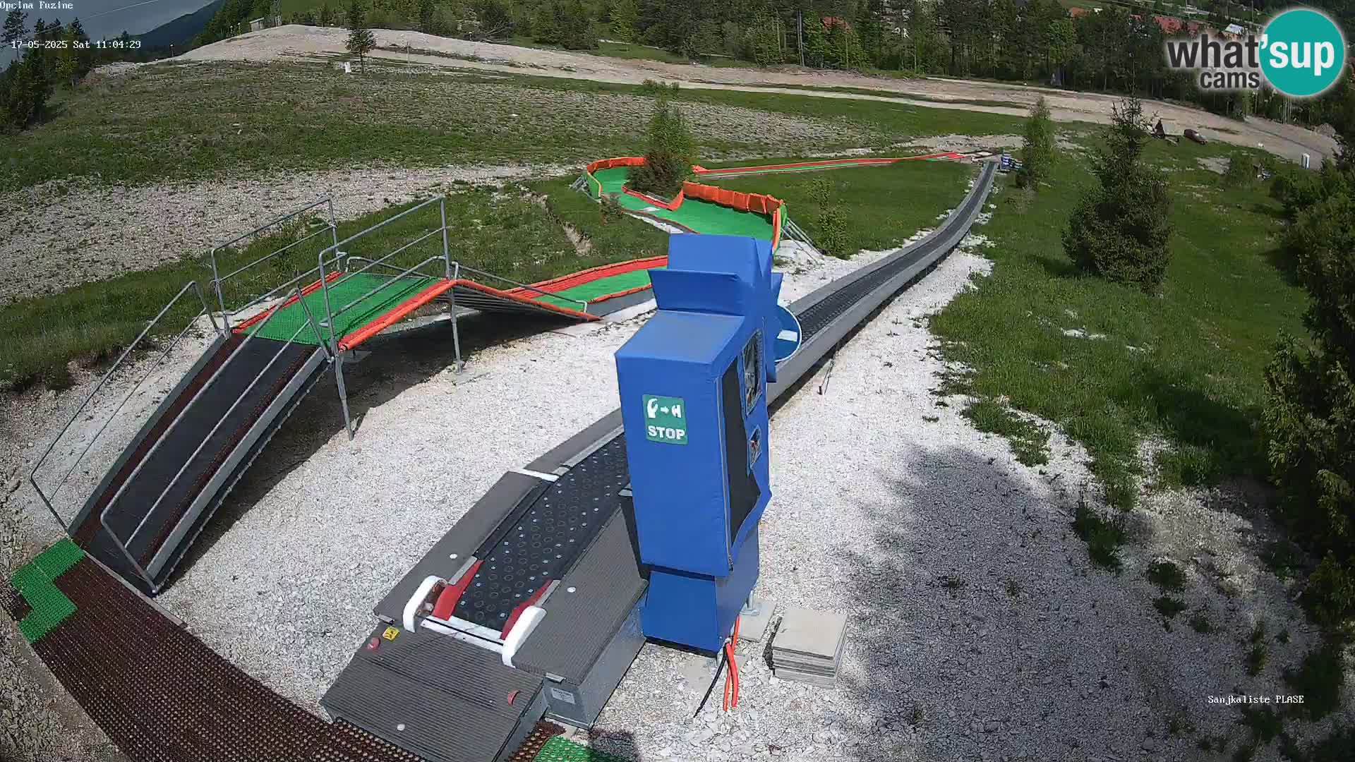 Spletna kamera v živo Sankališče Fužine – Hrvaška