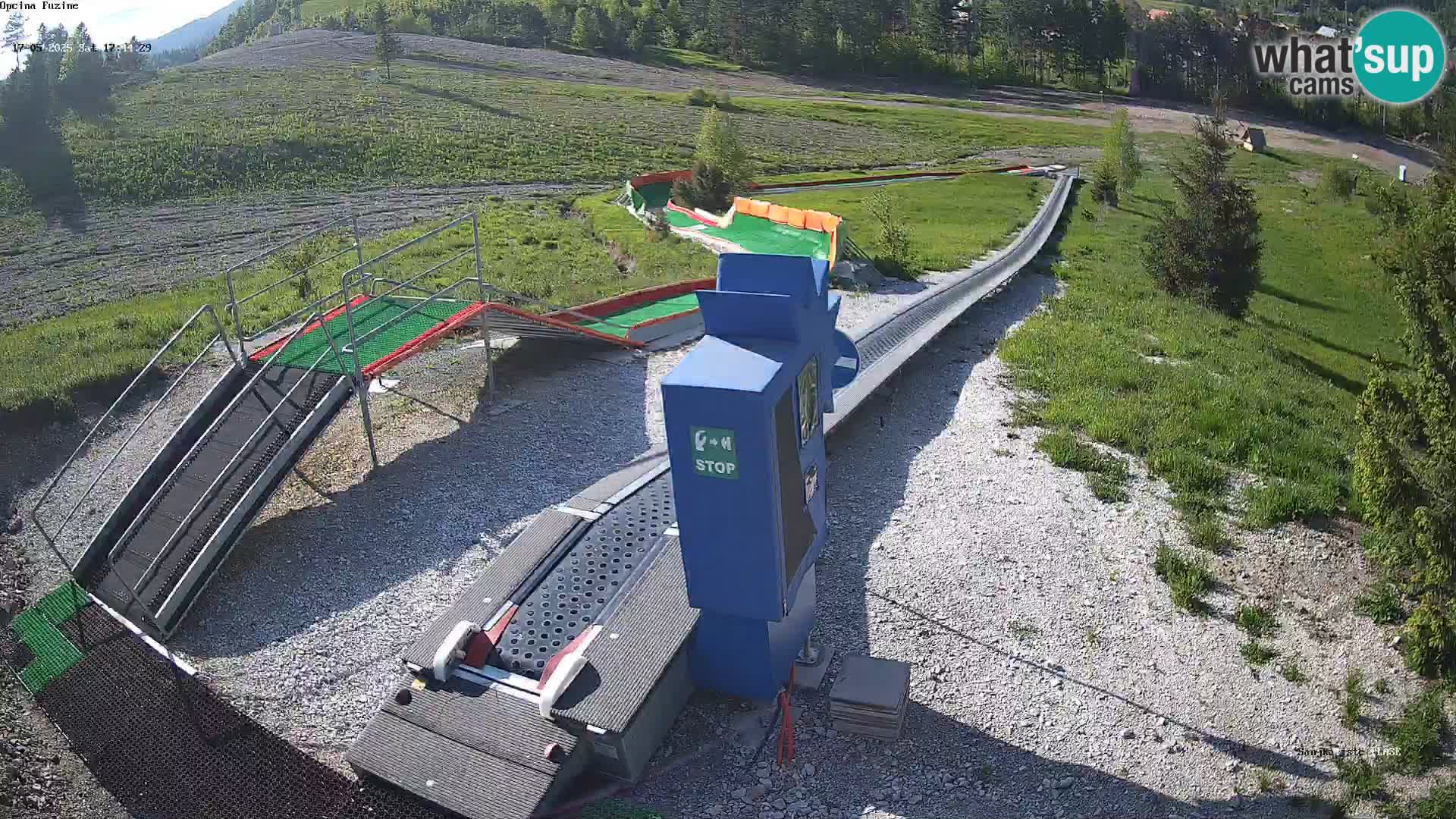 Webcam en direct Piste de luge de Fužine – Croatie