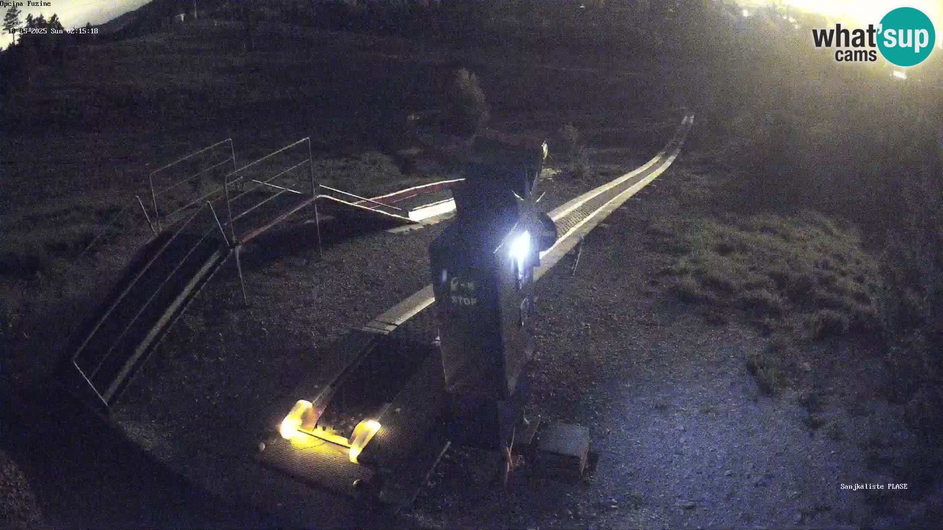 Live webcam Fužine toboggan run – Croatia