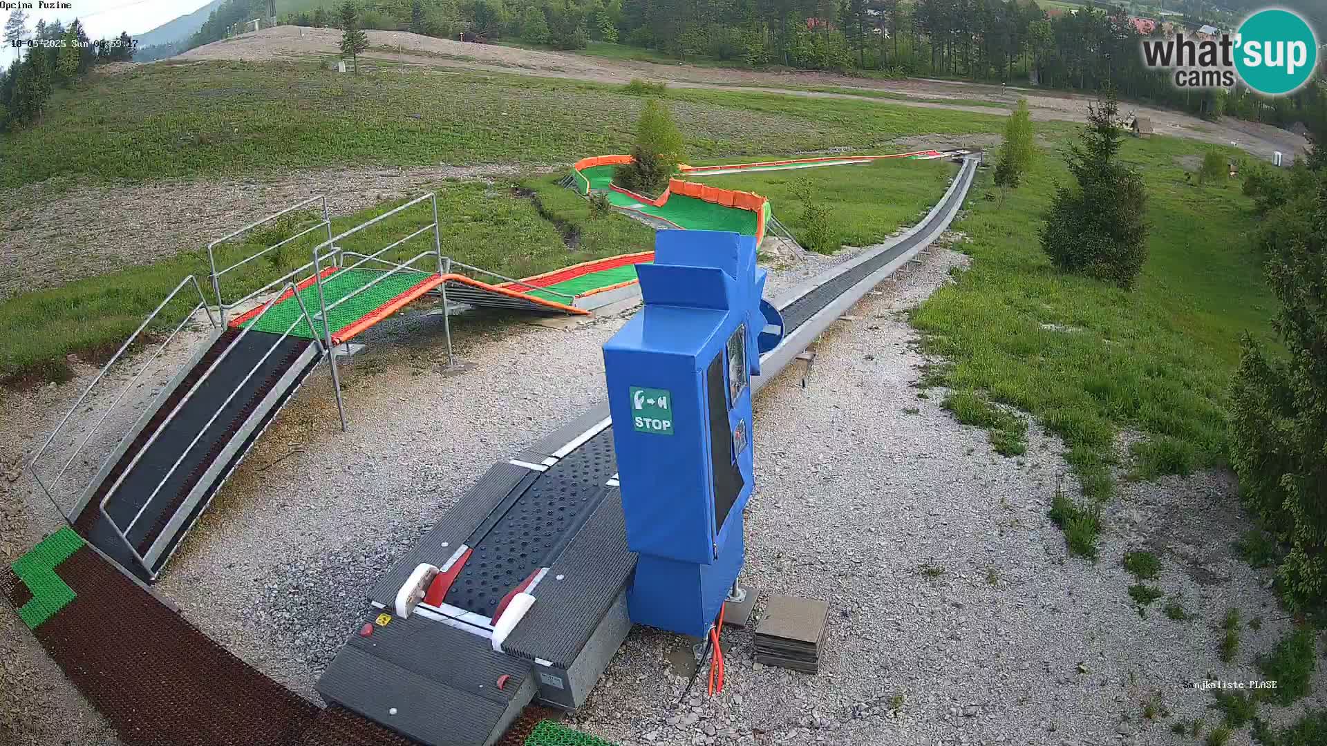 Live webcam Pista da slittino Fužine – Croazia