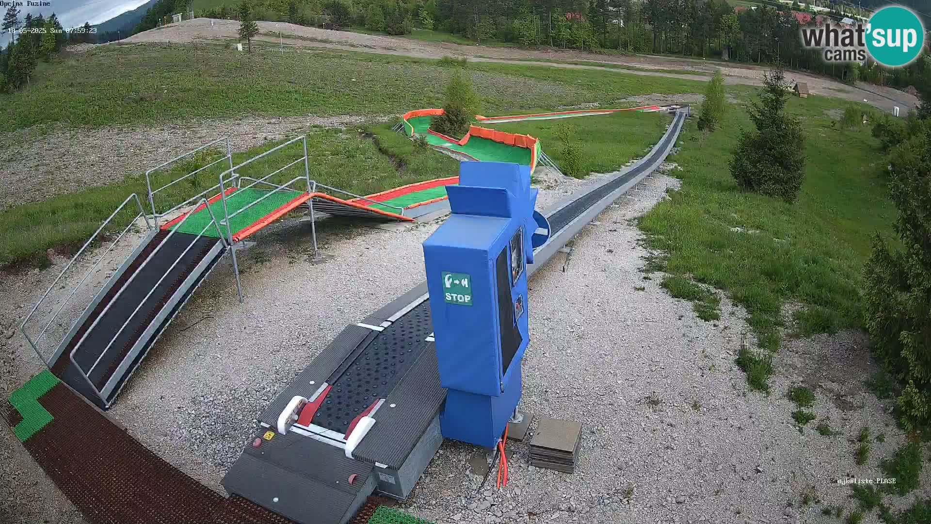 Webcam en vivo Pista de trineo Fužine – Croacia