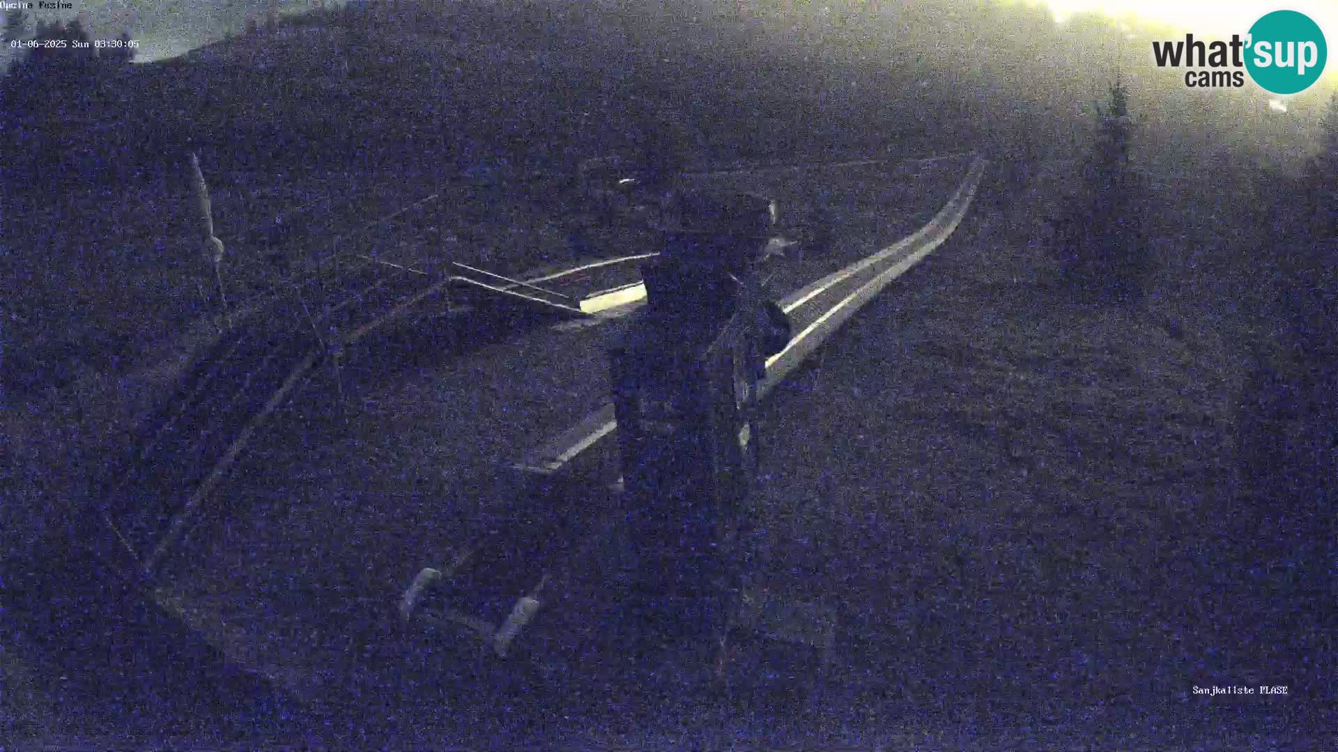 Live webcam Fužine toboggan run – Croatia