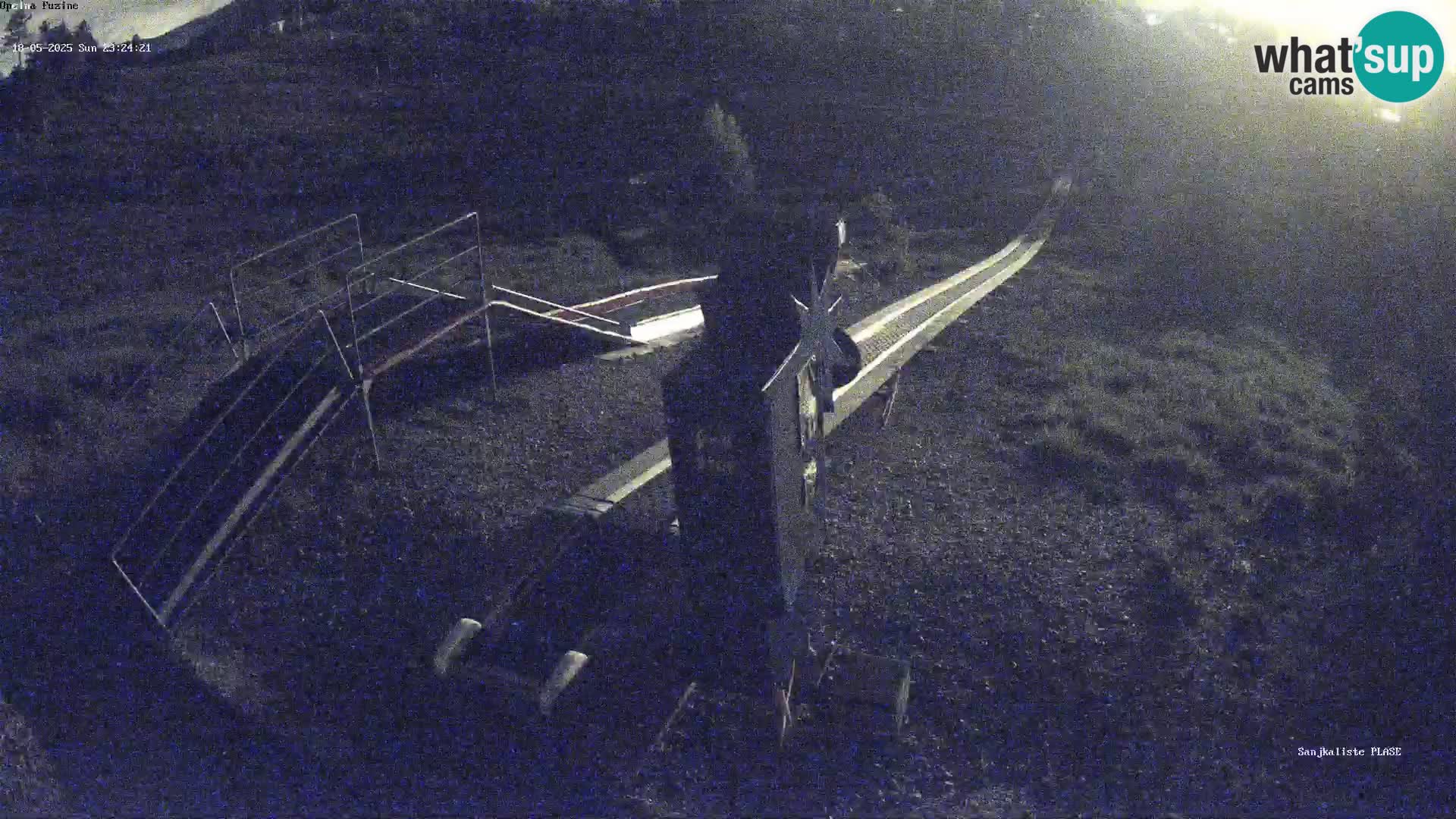 Webcam en vivo Pista de trineo Fužine – Croacia
