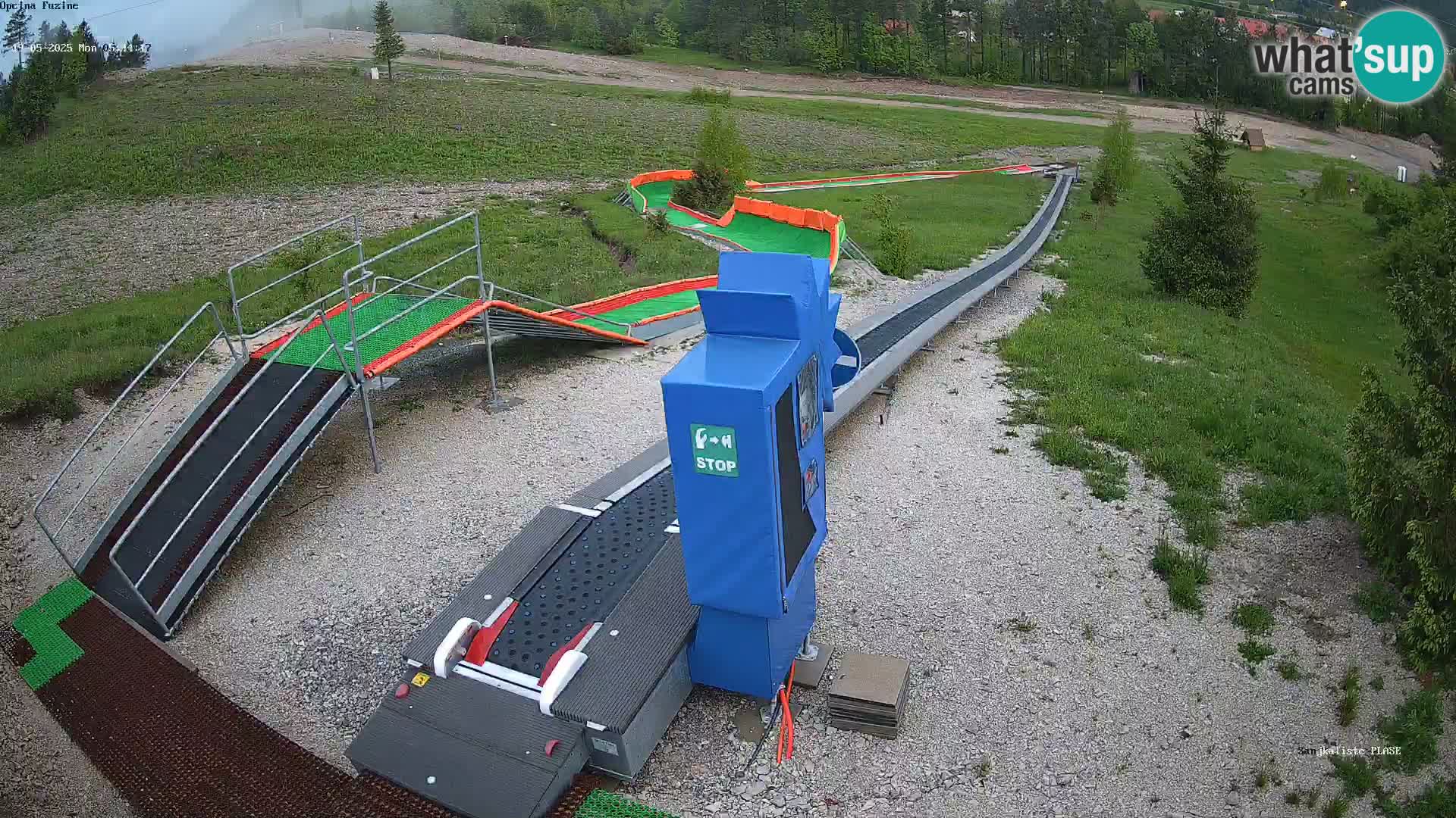 Spletna kamera v živo Sankališče Fužine – Hrvaška