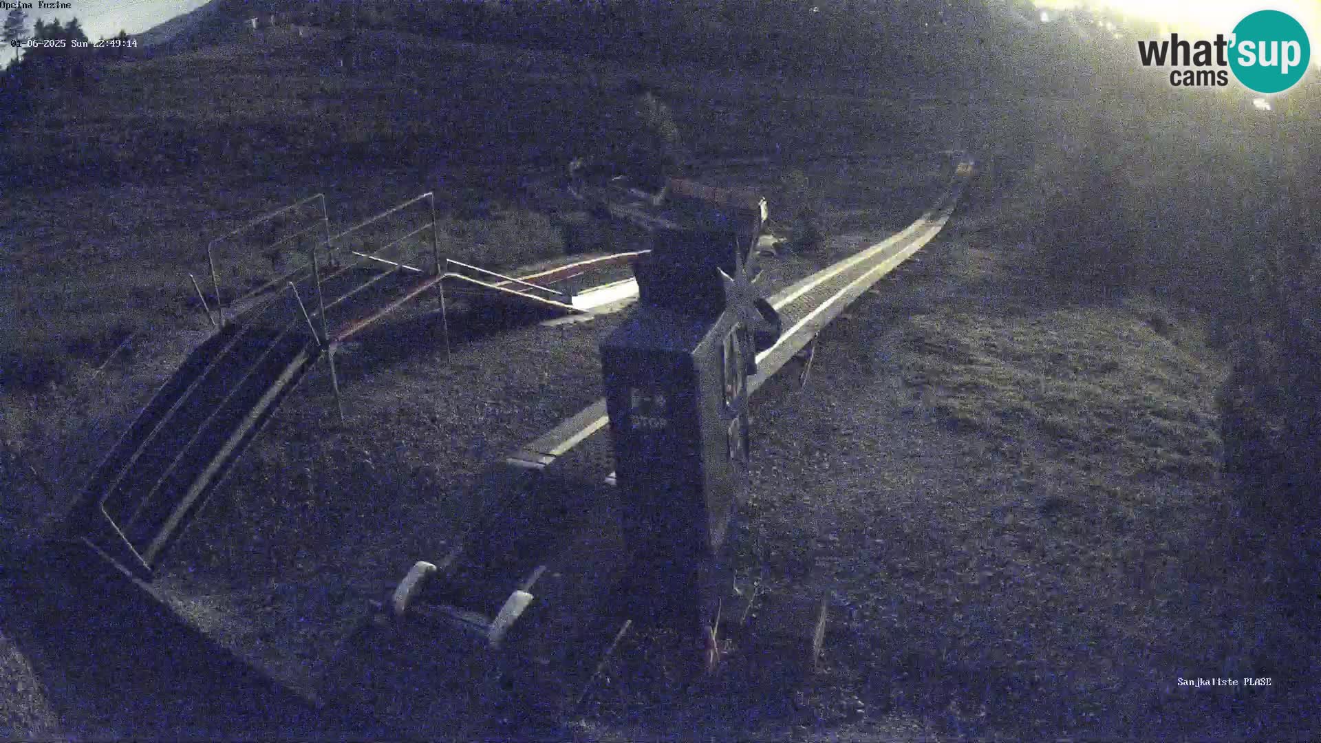 Live webcam Fužine toboggan run – Croatia