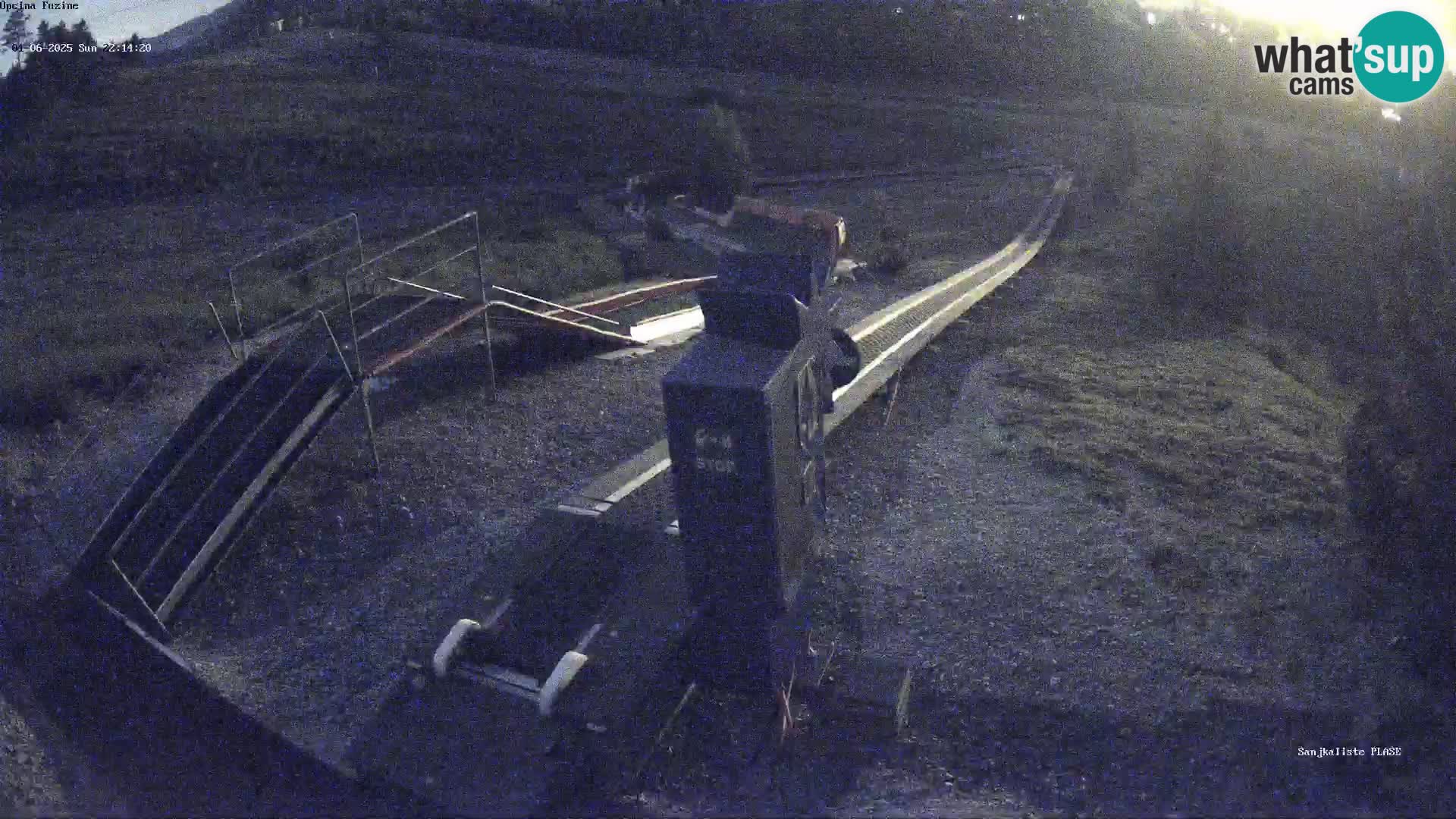 Live webcam Pista da slittino Fužine – Croazia