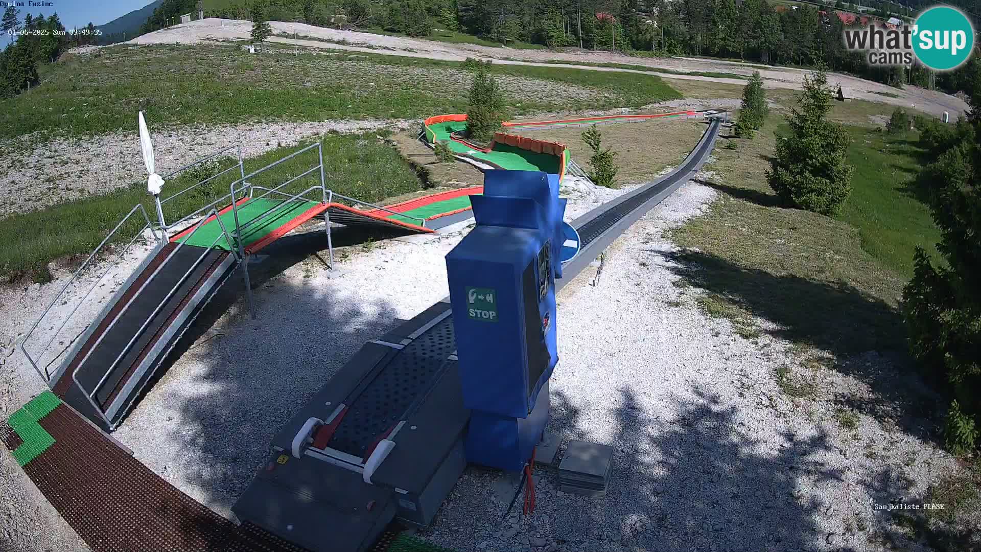 Spletna kamera v živo Sankališče Fužine – Hrvaška