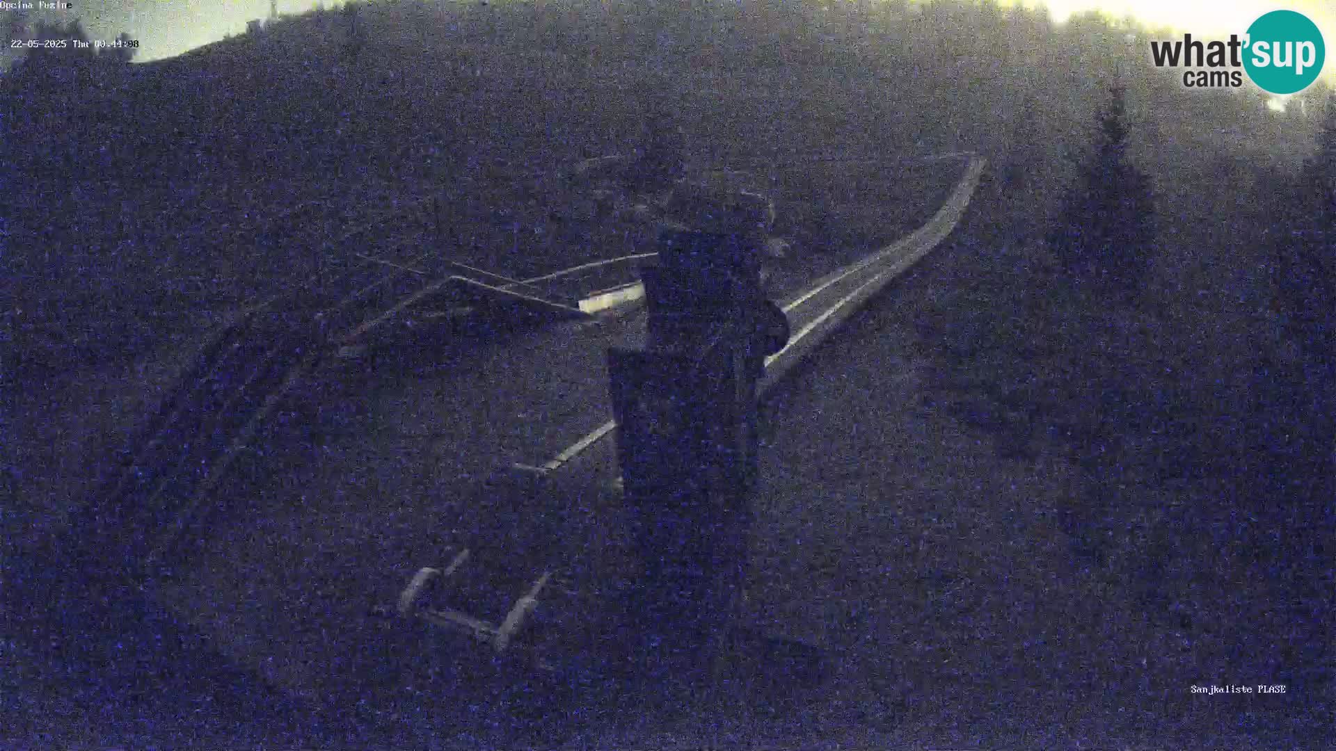 Webcam en vivo Pista de trineo Fužine – Croacia