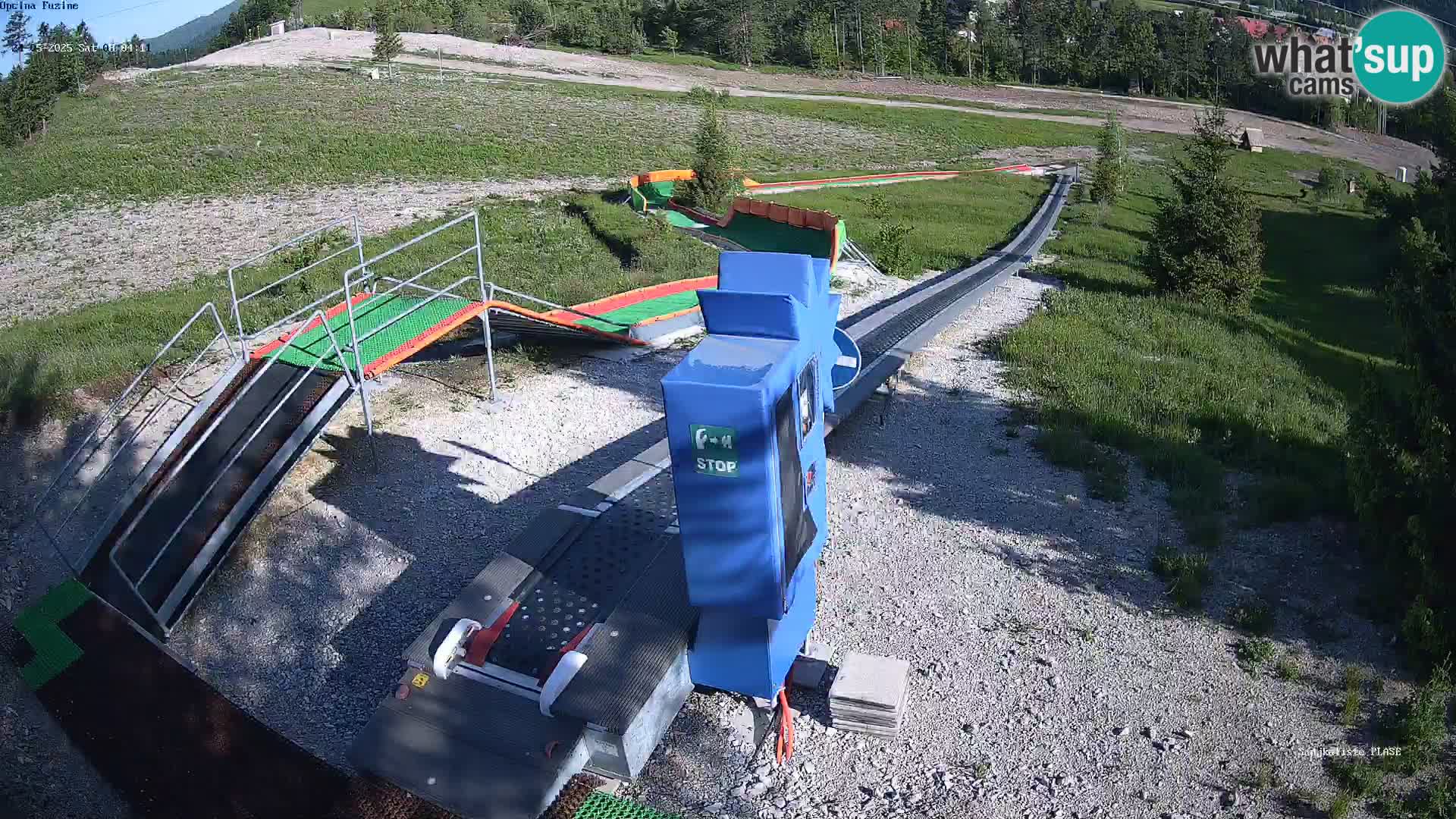 Live webcam Fužine toboggan run – Croatia