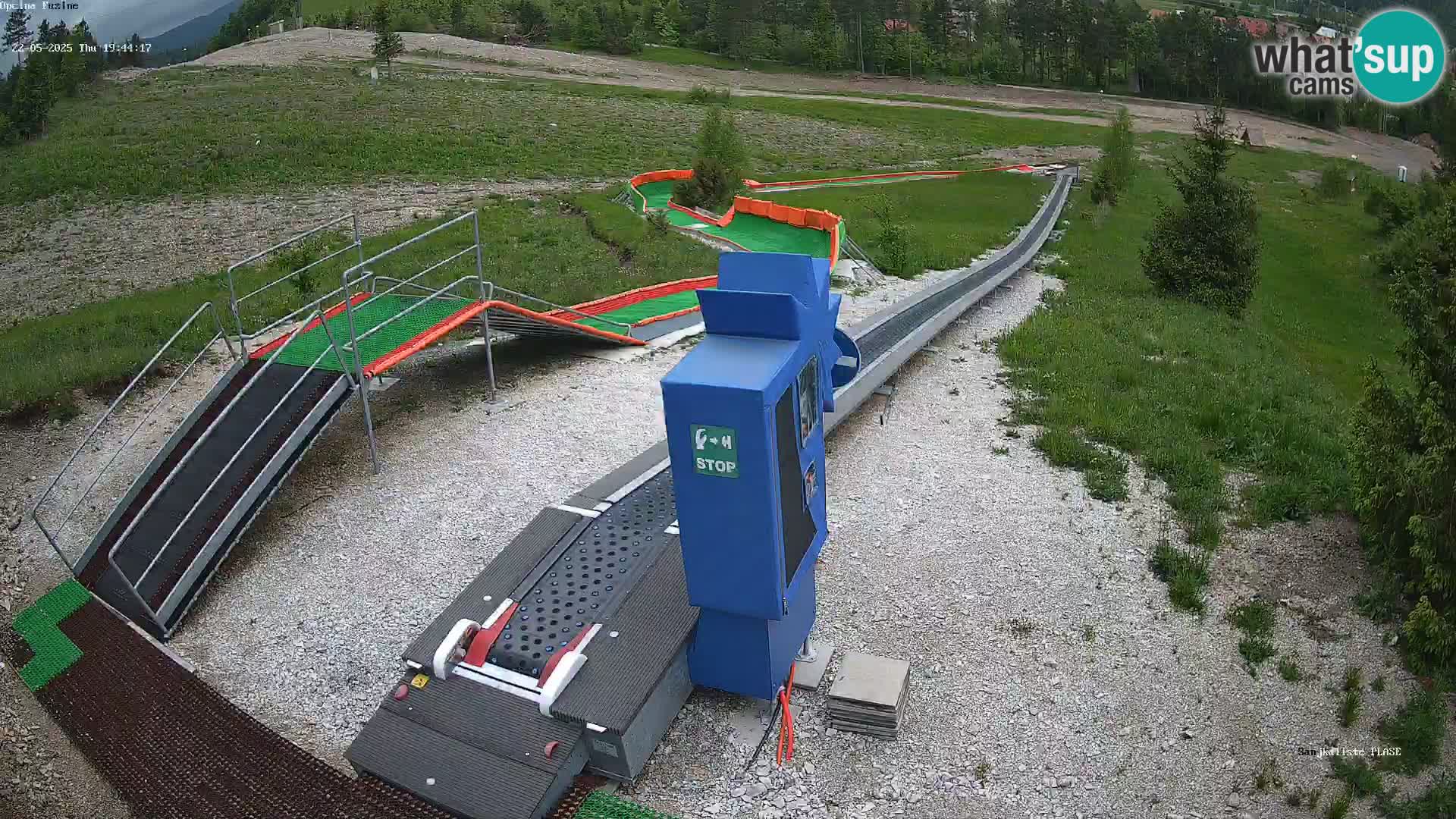 Webcam en direct Piste de luge de Fužine – Croatie