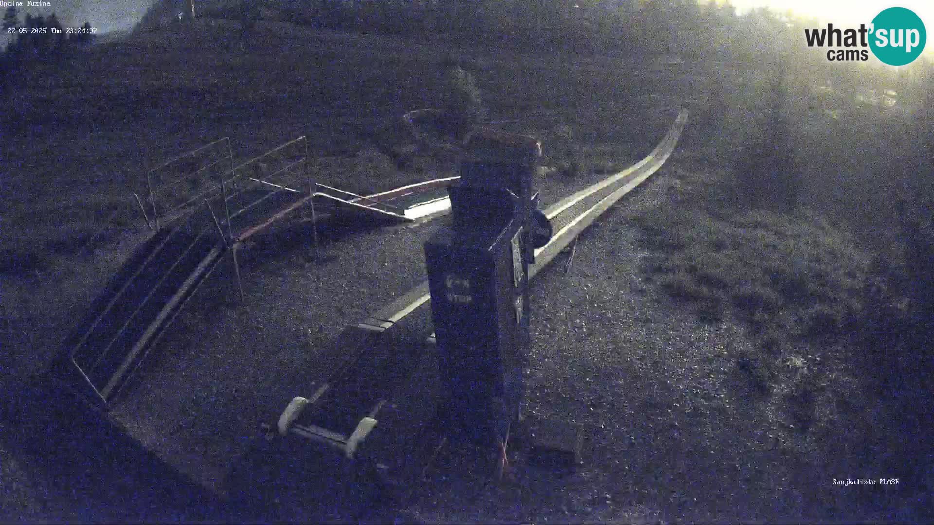 Live webcam Fužine toboggan run – Croatia
