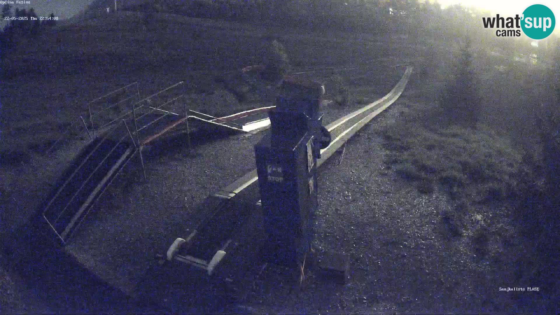 Live webcam Pista da slittino Fužine – Croazia