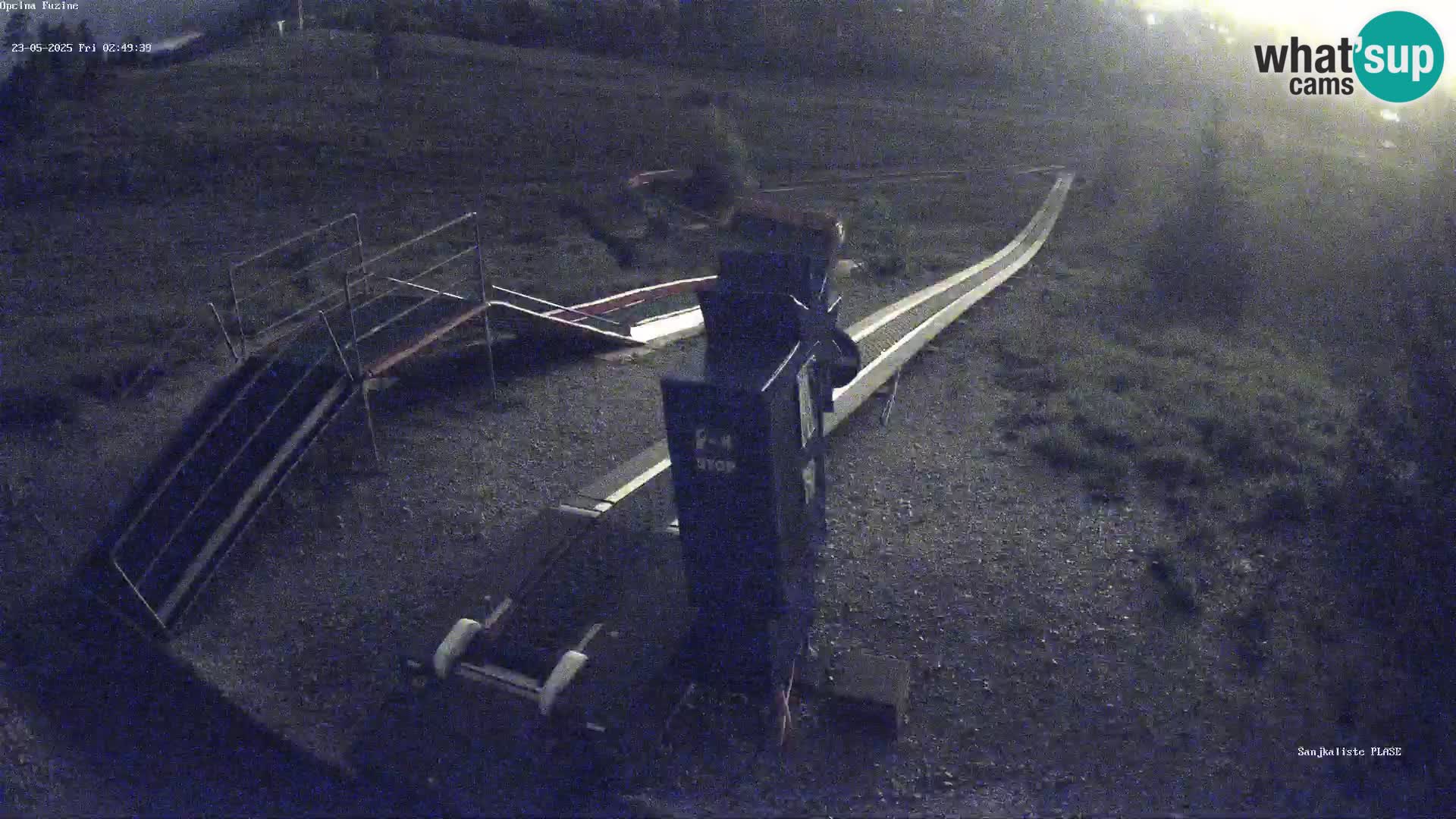 Live webcam Pista da slittino Fužine – Croazia
