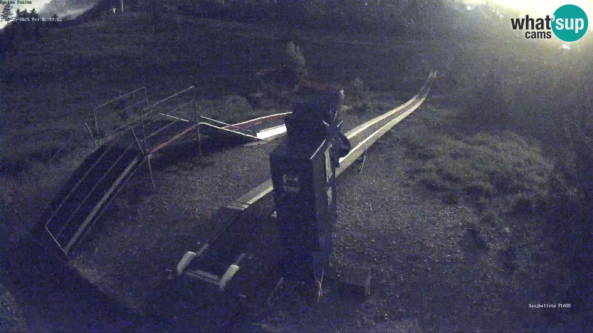 Live webcam Fužine toboggan run – Croatia