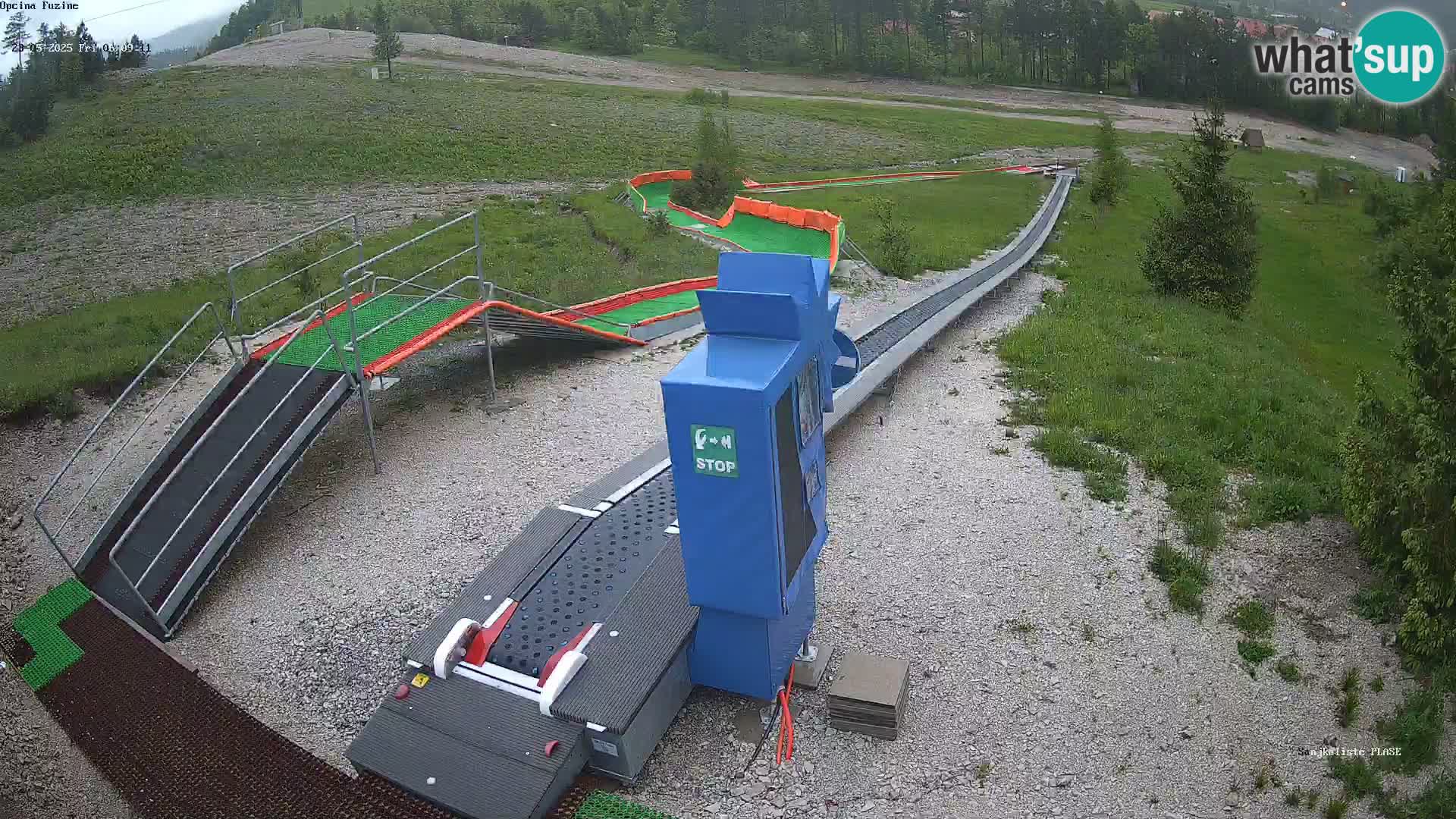 Webcam en vivo Pista de trineo Fužine – Croacia