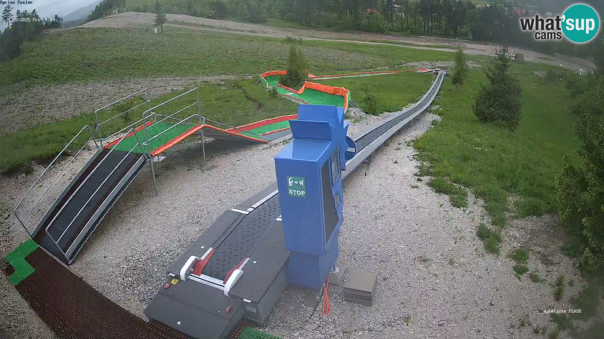 Webcam en direct Piste de luge de Fužine – Croatie