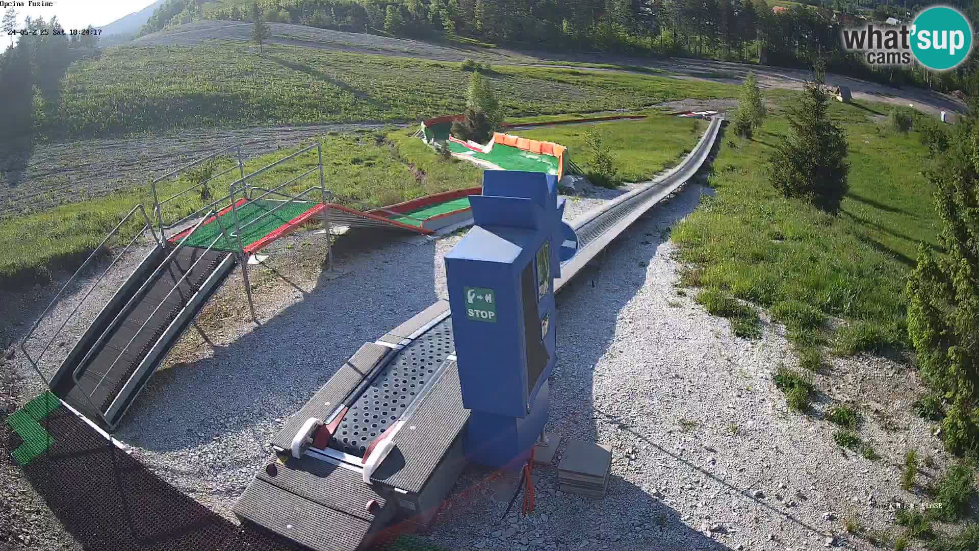 Webcam en direct Piste de luge de Fužine – Croatie