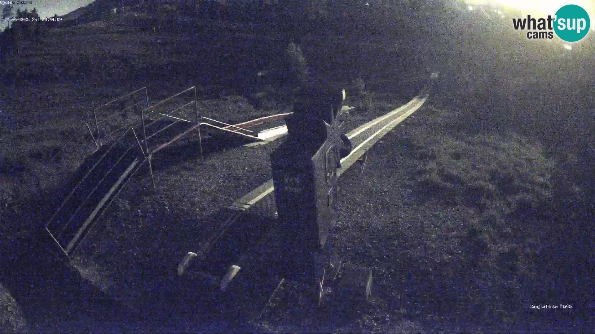 Live webcam Pista da slittino Fužine – Croazia